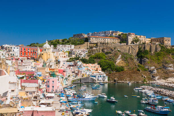istock Collicella coast in Procida, Italy 1488593952