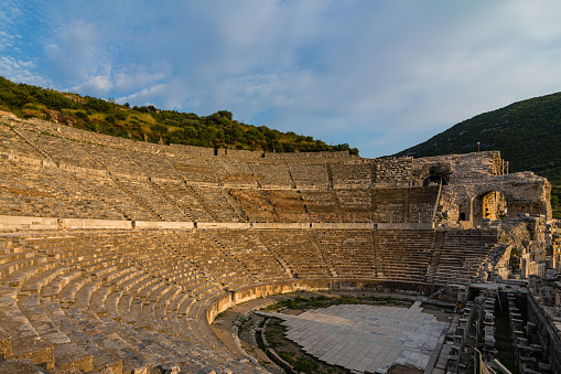 Ephesus is an ancient Greek and Roman city located on the coast of present-day Turkey. It was a major city in the ancient world, and is now a popular tourist destination due to its well-preserved ruins and historical significance.
