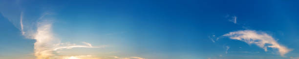 istock Panorama sky with cloud on a sunny day. 1488604068