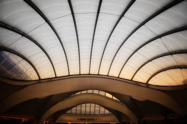 Birmingham, United Kingdom – December 06, 2022: The interior of Grand Central Center in Birmingham, England.