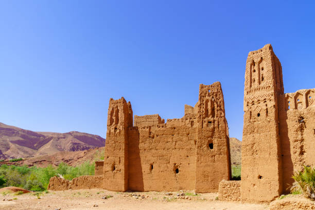 istock Old mud house Kasbah in the Dades Gorge 1488612789
