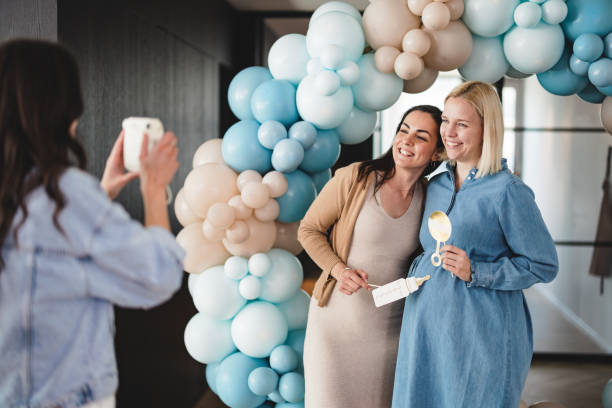 istock Taking Polaroid Photos At A Baby Shower Celebration 1488615638
