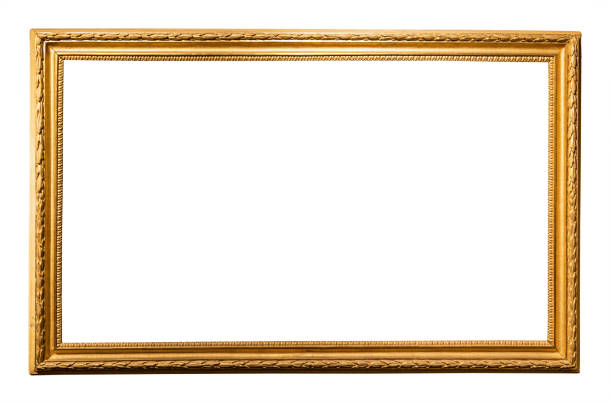 istock old horizontal long narrow wooden picture frame 1488616564
