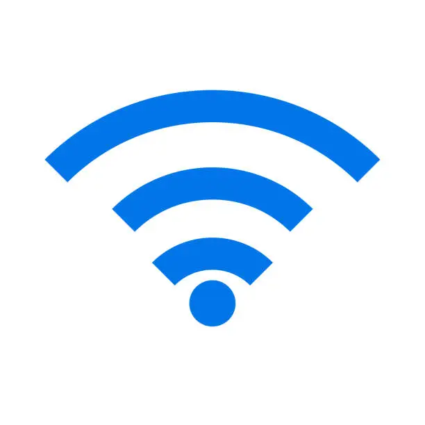 Vector illustration of Wifi icon vector illustration. signal sign and symbol vector.