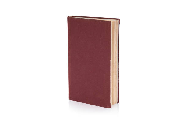 istock Old book isolated on white background with clipping path. 1488621118