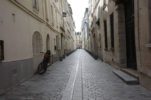 Old Parisian Street stock photo