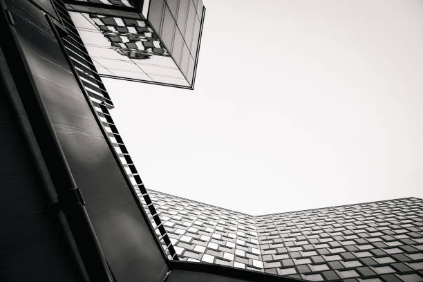 istock Low angle view of buildings against clear sky 1488632490