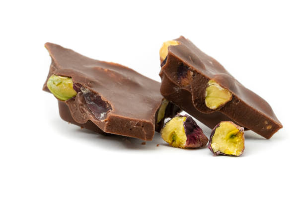 istock Tasty Chocolate Piece with pistachio 1488642537