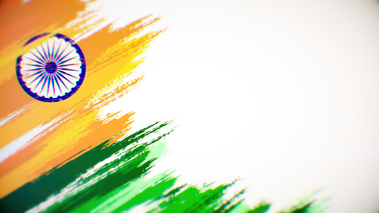 India flag . A series of \