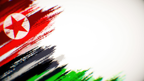 Kenyan flag paint brush on white background, The concept of Kenya, drawing, brushstroke, grunge, paint strokes, dirty, national, independence, patriotism, election, template, oil painting, pastel colored, cartoon animation, textured effect