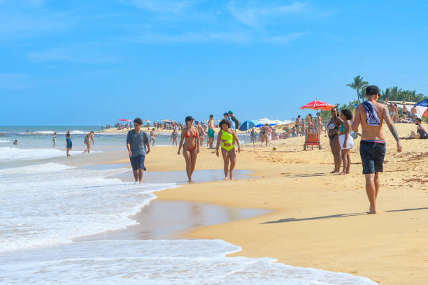 Caraiva is located at the discovery coast is a riverside community located between Caraiva river and the sea