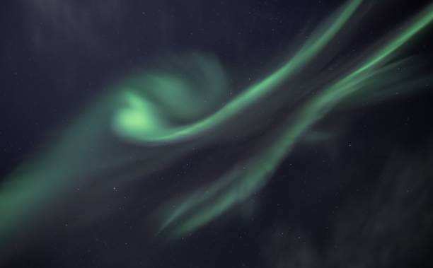 istock Polar lights illuminate the night sky. Iceland. 1488647986