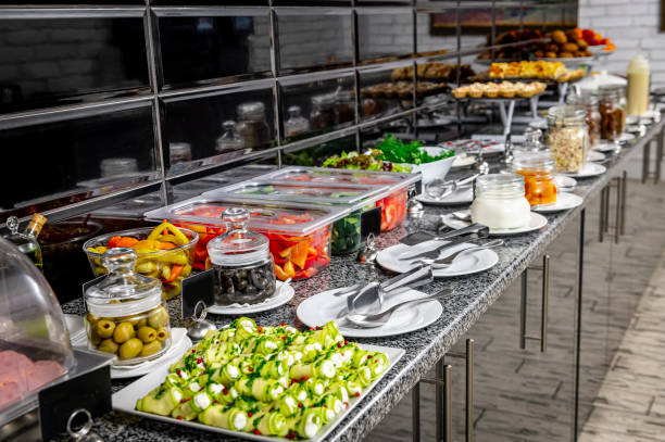 istock Breakfast Buffet Concept, Breakfast Time in Luxury Hotel 1488653037