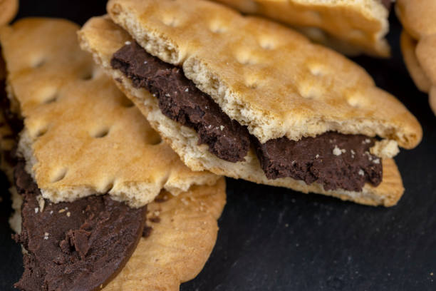 istock fresh crunchy cookies with chocolate filling 1488664301