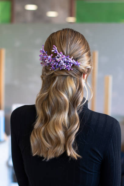istock Attractive woman in an updos session 1488664655