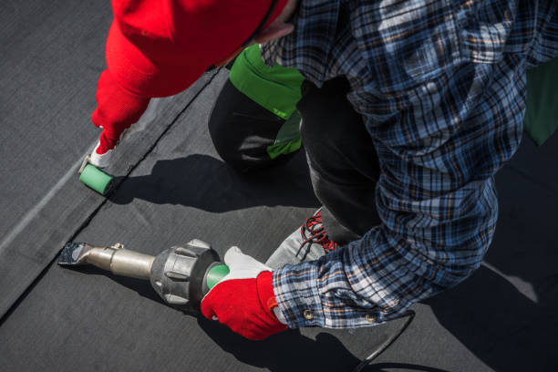 istock Hot Air Blower Using For EPDM Roof Membrane Rubber Installation 1488666095