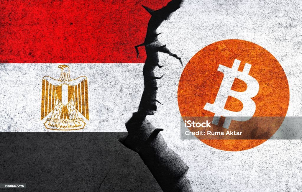 Cryptocurrency With Egypt Flag Egypt Bitcoin Banned Not Legal Stack
