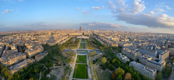 Image of the famous sightseen in Paris, preparing for the Olympic Games