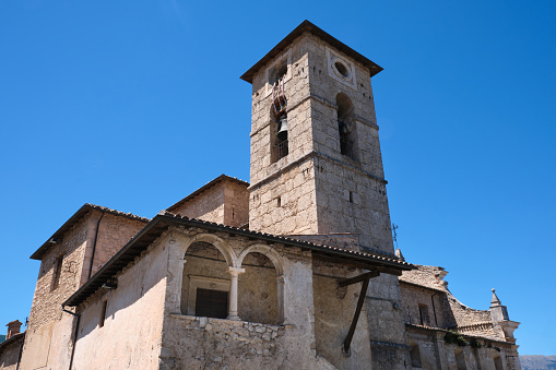 church of san demetrio in the village of san demetrio nei vestini abruzzo