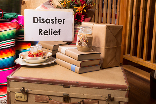 Donations for Disaster Relief.  Home decor.