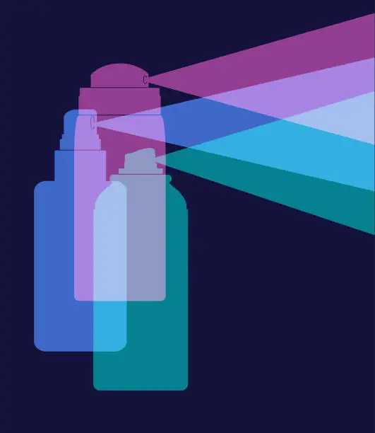 Vector illustration of Deodorant Spray