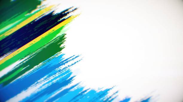 Tanzanian flag paint brush on white background, The concept of Tanzania, drawing, brushstroke, grunge, paint strokes, dirty, national, independence, patriotism, election, template, oil painting, pastel colored, cartoon animation, textured effect pincel de la bandera de tanzania sobre fondo blanco, el concepto de tanzania, dibujo, pincelada, grunge, trazos de pintura, sucio, nacional, independencia, patriotismo, elección, plantilla, pintura al óleo, color pastel, animación de dibujos animados, e
