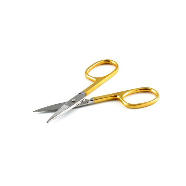istock Gold silver metal nail scissors. 1488694085