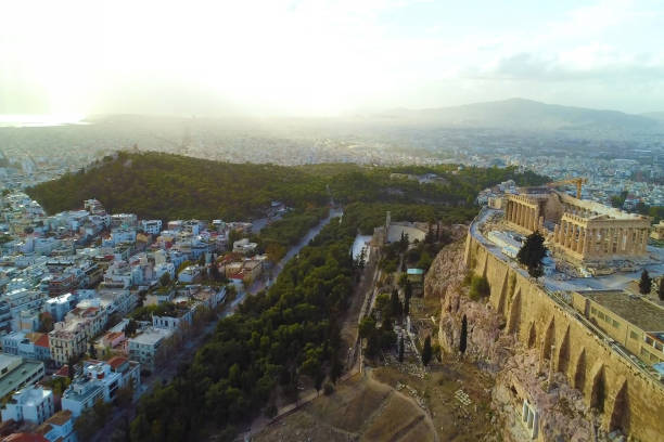 istock Athens, a famous tourist attraction in Greece 1488719100