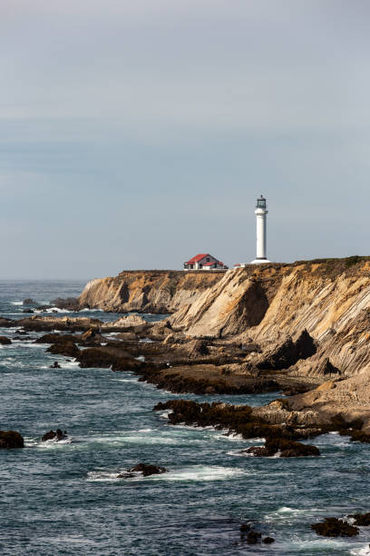 istock Scenic Point Arena Lighthouse on hwy 1 CA coastline 1488722545