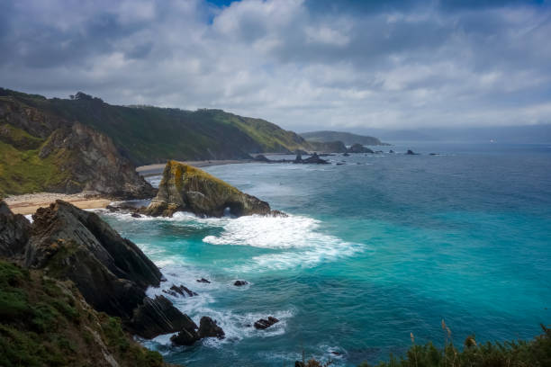 istock Ortigueira cliffs and atlantic ocean, Galicia, Spain 1488753255