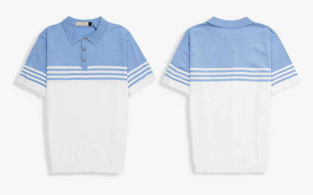 men's polo shirt isolated on white background