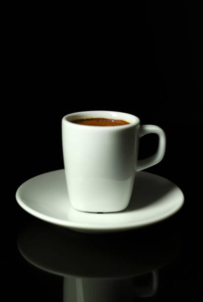 istock Classic white cup of espresso. 1488769078
