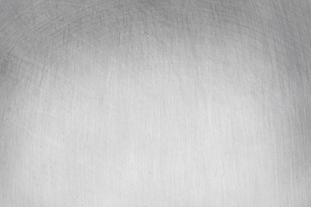 istock texture of old aluminum metal with scratch for background. 1488773324