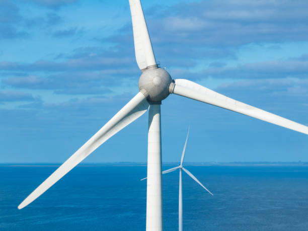 istock Wind turbines in an offshore wind park during springtime seen from above 1488774560