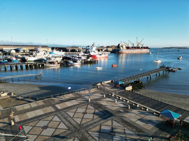 istock ARIAL VIEW OF HARBOR TOWN 1488793079