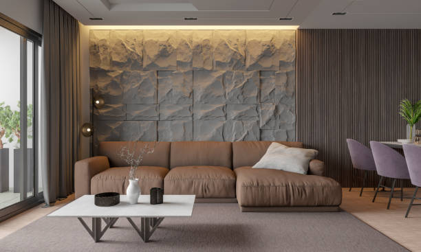 Modern Living Room stock photo