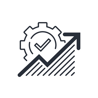 Modernisation Vector Technologies Efficaces Processus De Modernisation Icône Linéaire ...