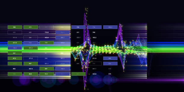 istock Abstract  background contain polygonaly graph and net with glow on black. Technology 3d wireframe polygonaly concept in virtual space. Big Data. Banner for business, science and technology data analytics representation. 1488795922