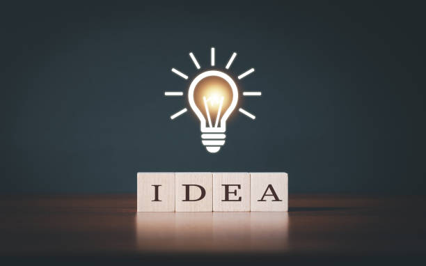 istock light bulb icon with wooden blocks write IDEA. Start for new idea and creativity concept. 1488798632