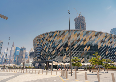 20 March 2023, Dubai, UAE: View of Coca Cola Arena, biggest arena in middle east , located in the luxurious City Walk area, Dubai.