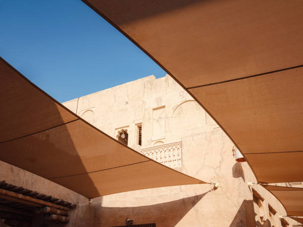 istock Al seef-old historical district with traditional Arabic architecture. 1488801762