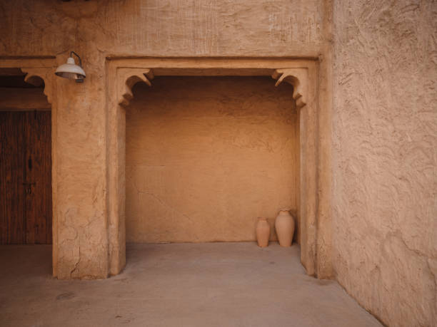 istock Al seef-old historical district with traditional Arabic architecture. 1488802082