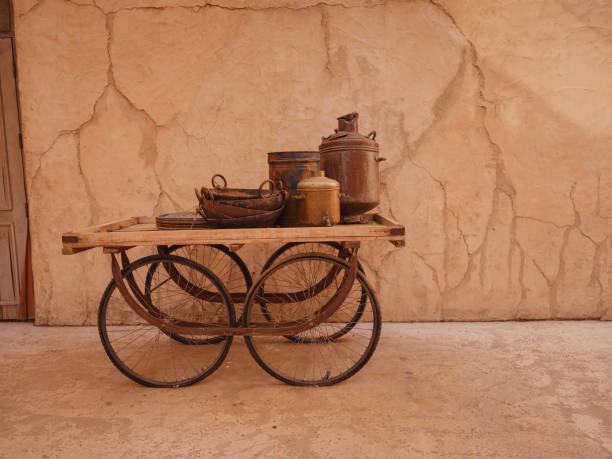 Al seef-old historical district with traditional Arabic architecture.