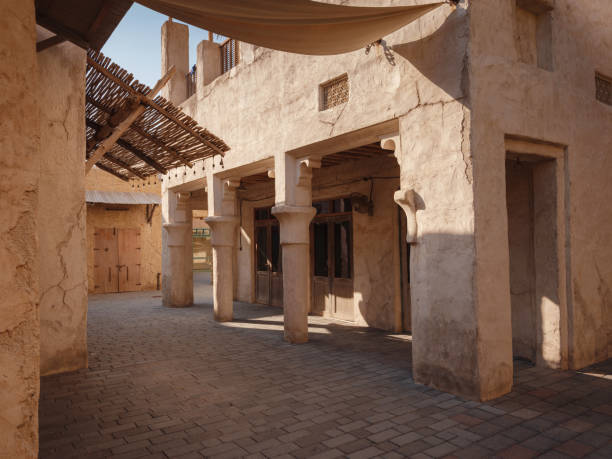 istock Al seef-old historical district with traditional Arabic architecture. 1488803725