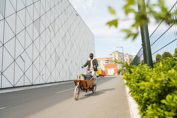 istock Running errands around the city on my cargo bike 1488804971