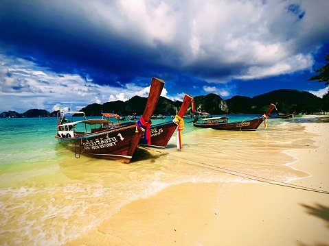 Boats at Phi Phi Island