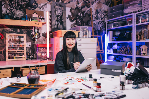 The artist's passion for sneaker customization is evident in the way she works, with a deep respect for the craft and a dedication to creating something truly special.