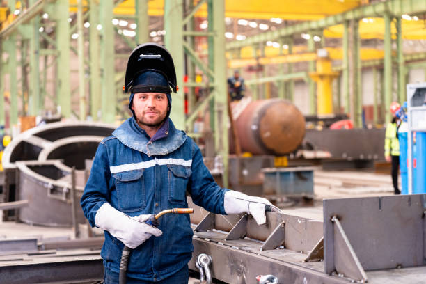 istock Portrait of Metal worker 1488827604