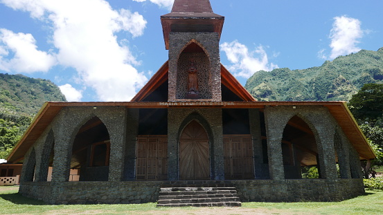 Hapatoni Marquesas Islands church