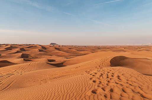 The Empty Quarter, or Rub al Khali - The world's largest sand deser in Dubai.